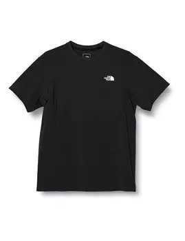 North Short Sleeve Climb Hybrid Crew Sweat Absorbing Quick Drying Antibacterial and Wristless Anti-Electric Care Black S [The Face] Mens