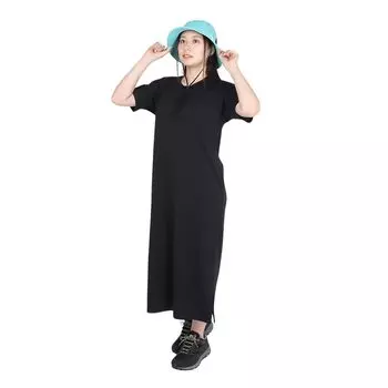 North Short Sleeve One Piece Crew Sweat Absorbent Quick Drying Static Care Black M [The Face] Women s