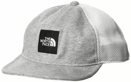 North Square Logo Mesh Cap Unisex Mixed Gray Free Size [The Face]