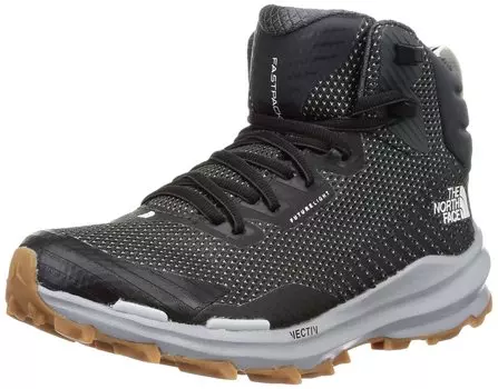 North Vective Fast Pack Mid Future Light Asphalt Black см [The Face] Женский серый/TNF 23.0