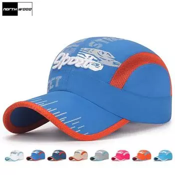 NORTHWOOD Детские быстросохнущие бейсболки, летние детские кепки, спортивные детские сетчатые кепки, баскетбольные кепки Snapback для мальчиков и девочек синий