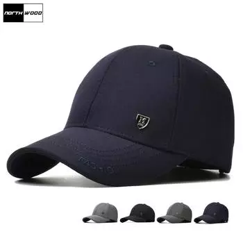 NORTHWOOD высококачественные бейсболки для мужчин и женщин, солнцезащитные кепки для отдыха на открытом воздухе, кепки Snapback, регулируемый размер 56-60 чёрный