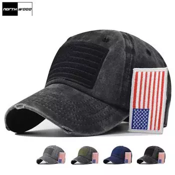 NORTHWOOD Хлопковая бейсболка для мужчин и женщин с флагом США на липучке бейсбольная кепка дальнобойщика уличная летняя кепка в стиле хип-хоп