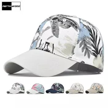 [NORTHWOOD] хлопковые бейсболки с 3D принтом для мужчин и женщин, модная шляпа-дальнобойщик, спортивная кепка для улицы, папаша 54-60 cm белый