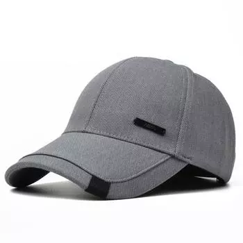 NORTHWOOD хлопковые мужские кепки, классическая модная шляпа Snapback на весну и лето, регулируемая бейсболка, мужская 56-60 cm темно серый