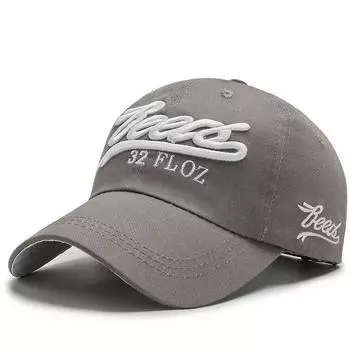 [NORTHWOOD] Хлопковые регулируемые бейсболки с буквами для мужчин и женщин Спортивная кепка на открытом воздухе Летняя шляпа для папы Кепка дальнобойщика 56-60 cm