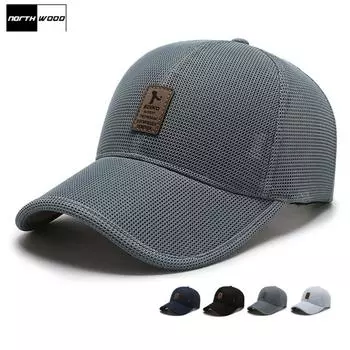 NORTHWOOD классическая мужская летняя кепка с сеткой женские бейсболки дышащие бейсболки Snapback для мужчин кепка-дальнобойщик