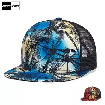 NORTHWOOD, летние пляжные кепки в стиле хип-хоп, женские шляпы Snapback, уличная сетчатая шляпа Snapbacks, бейсболка 55-61 cm красный
