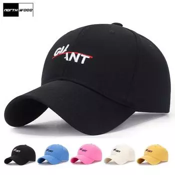 [NORTHWOOD]Летняя бейсболка для мужчин и женщин, хлопковые шляпы с надписью в стиле хип-хоп, шляпы от солнца, шляпы для папы, кепки дальнобойщика 55-60 cm жёлтый
