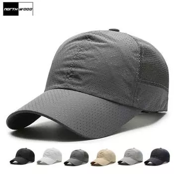 NORTHWOOD Мужская летняя кепка женская Snapback Dad Hat Бейсболки Полиэстер Регулируемая кепка дальнобойщика 56-60 cm белый
