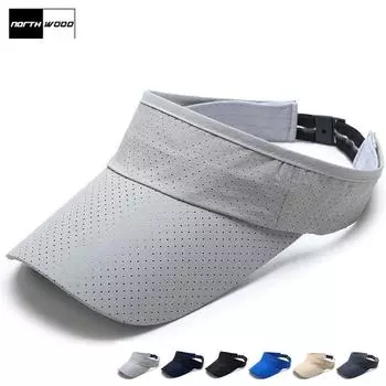 [NORTHWOOD] Пустая летняя кепка для мужчин и женщин, плоская кепка, шляпа от солнца, быстросохнущая шляпа для папы, кепка Snapback 56-60cm чёрный