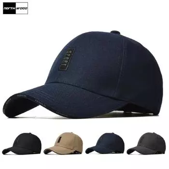 NORTHWOOD Спортивные бейсболки с буквами для мужчин и женщин Высококачественные бейсболки Солнцезащитные кепки для пап, кепки для езды на велосипеде, кепка для водителя грузовика Bone Casquette 56-60 чёрный