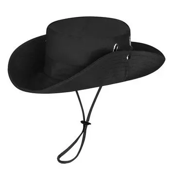NORTHWOOD Унисекс Альпинизм Открытый Джунгли Панама для мужчин и женщин Рыбалка Большие поля Солнцезащитная шляпа Быстросохнущая Прохладный Путешествия Солнцезащитный Кепка Рыбака 55-60 cm чёрный
