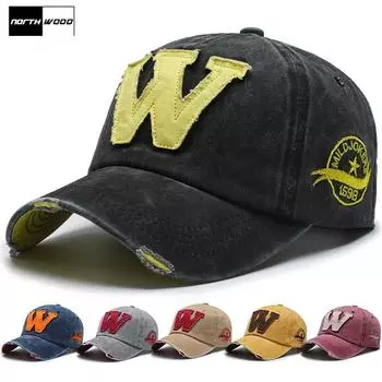 [NORTHWOOD] W с буквенным принтом, мужская бейсболка, женские бейсболки, кепки для мужчин, кепка-дальнобойщик, кепка для папы, летняя шапка красный