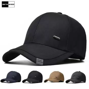 NORTHWOOD, всесезонные бейсболки для мужчин и женщин, спортивная модная кепка от солнца, шляпы для папы, уличные мужские кепки-дальнобойщики 56-60 cm чёрный