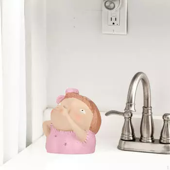 Нос держащий фигурку для ванной комнаты вульгарные поделки декоративный домашний интерьер интересный подарок