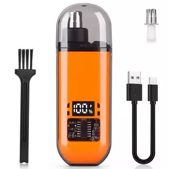 Нос волос резак перезаряжаемый электрический ухо бровей бритва моющийся мужчины женщины этикет триммер мужской