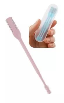 Nose hair cutter Etiquette cutter and nose hair cutter with case Set of 3 Ear hair cutter Downy hair cutter [La kukuna] Men s women s (Pink)