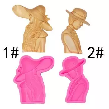 Ношение шляп для мужчин и женщин силиконовые формы для выпечки торта аксессуары для шоколадной помадки розовый