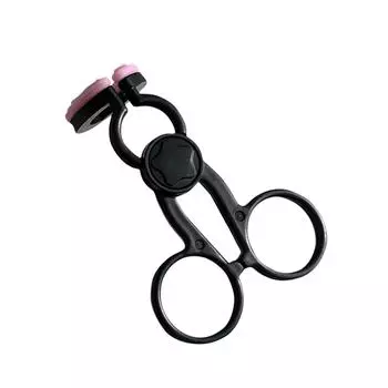 Ношение вспомогательного инструмента для более легкого применения и удаления, с футляром, пинцет для вставки и удаления с мягким наконечником для путешествий One Size чёрный