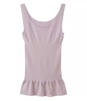 Носи и выгляди стройнее с помощью всего лишь одной майки Nice Buddy серого цвета M [Peach John] [Только ты будешь великолепна! кусок]