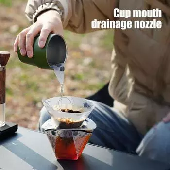Носик для чашки для кемпинга, термостойкий, пищевой полипропилен, кнопка-кнопка, походный горшок для пикника, кружка