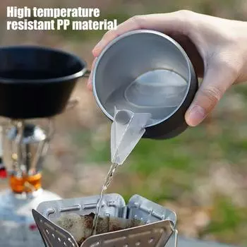Носик для чашки для кемпинга, термостойкий, пищевой полипропилен, кнопка-кнопка, походный горшок для пикника