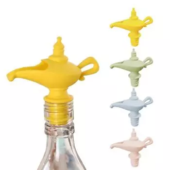 Носик для оливкового масла, дозатор оливкового масла, носик для заливки, силикагель, автоматическое открытие, закрывание носика, герметичный для бутылок с жидкостью для вина, уксуса и оливкового масла жёлтый