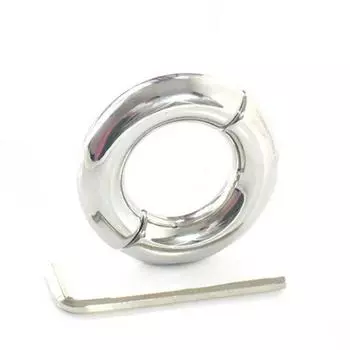 Носилки для мошонки, яичек, ограничитель, нержавеющая сталь, шарик, носилки, мужской усилитель целомудрия S