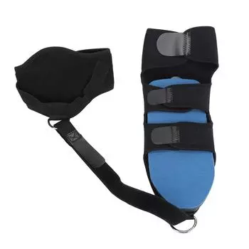Носилки для ног, профессиональный регулируемый нейлоновый ремень с мягкой подкладкой, ремень для растяжки ног для подошвенного фасциити