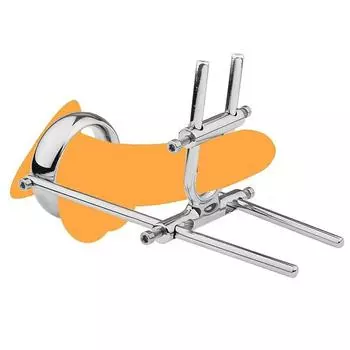 Носилки для пениса, бесплатная регулировка, кольцо для пениса, кольцо для мошонки, нержавеющая сталь, клетка целомудрия, секс-игрушка, БДСМ