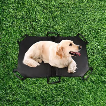 Носилки для перевозки домашних животных, складные, с ремнем безопасности, для экстренной помощи собакам красный