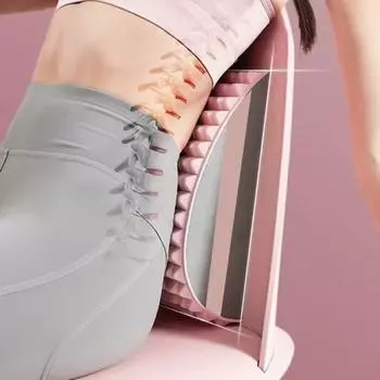 Носилки для спины, Крекер для шеи, ультра-толстое успокаивающее устройство для облегчения боли в поясничном отделе, многоуровневая регулируемая доска для позвоночника для мужчин и женщин серый