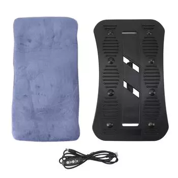 Носилки для спины со съемной грелкой, многоуровневая регулируемая грелка для спины с подогревом для грыжи