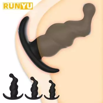 Носимая анальная пробка, фаллоимитатор, реалистичная Анальная пробка, секс-игрушки для женщин/мужчин, мастурбаторы, анальные игрушки, анальная пробка, анус, бусина S