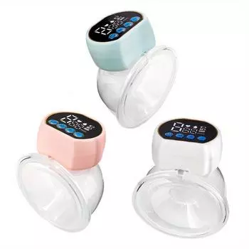 Носимая интеллектуальная присоска с высокой мощностью всасывания, бесшумная электрическая присоска с зарядкой через USB — обязательный аксессуар для путешествий зелёный