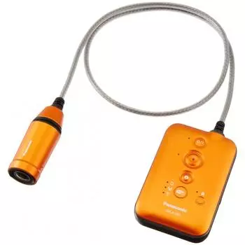 Носимая камера Panasonic оранжевого цвета HX-A100-D
