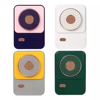 Носимая на шею безлистная USB-вентилятор с супер тихим режимом работы, 3 режима, лето розовый