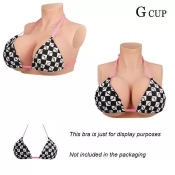 Носимая сплошная силиконовая искусственная грудь C/D/G чашка для ролевых игр, увеличение груди, корсет для коррекции фигуры C CUP