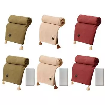 Носимое электрическое одеяло с подогревом через USB и аккумулятором Power Bank емкостью 5000 мАч, портативное одеяло-грелка для домашнего офиса Green