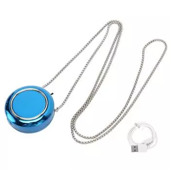 Носимое ожерелье-очиститель, выделяющее отрицательные ионы, портативный очиститель для пыли и дыма PM2.5