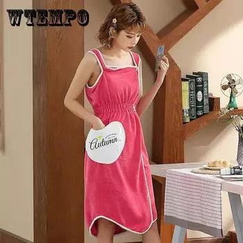 Носимые халаты, женские халаты из микрофибры, мягкие и приятные для кожи, впитывающие банные полотенца, домашний текстиль, полотенца для ванной комнаты, сауны, бытовые one size