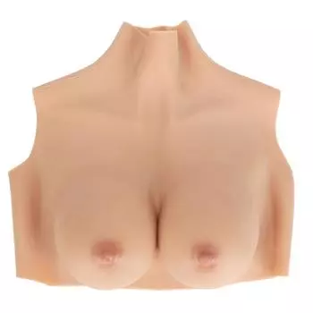 Носимые искусственные сиськи, топ-топ, высокая имитация, силиконовые протезы, сиськи для косплея, азиатки B Cup