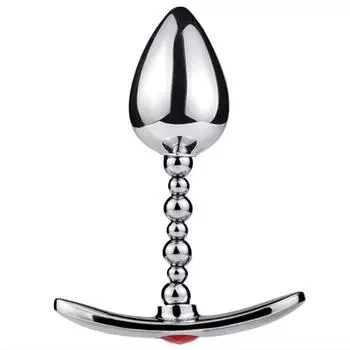 Носимые металлические анальные пробки, массажные секс-игрушки для женщин и мужчин, мастурбация, пары, флирт, игры для взрослых, товары 2.7cm