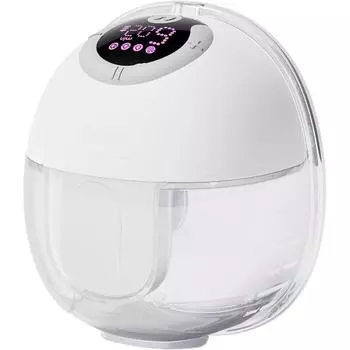 Носимые молокоотсосы S32 для грудного вскармливания, электрический молокоотсос с 4 режимами и 9 уровнями, беспроводной портативный молокоотсос с ЖК-дисплеем 1pc