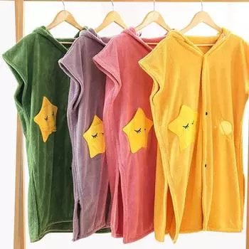 Носимый халат из микрофибры, женский душ, женское мягкое банное полотенце для взрослых, домашний текстиль, полотенца для ванной и сауны, ванная комната 70170cm зелёный