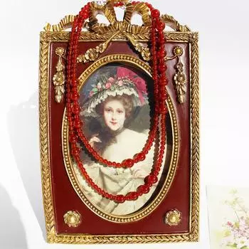 Носить Агат Халцедон Бусины Длинные Сложенные Многослойные Ожерелья Guochao Этнический Стиль Свитер Цепь 734