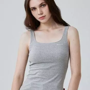 Носит ребристую майку без бюстгальтера (2 ЦВЕТА) Gray XL