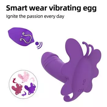 Носите бабочку беспроводной пульт дистанционного управления мастурбация вибратор женский секс прыгающее яйцо невидимый массажер носите пенис секс игрушки