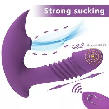 Носите сосание беспроводной прыгающий яйцеклетка пульт дистанционного управления телескопический вибратор взрослые секс-игрушки